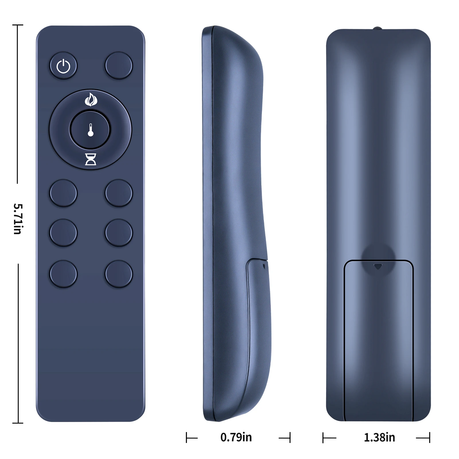 Mando a distancia de repuesto para Twin Star 18EF023GRA 18EF023SRA 23EF023GRA 23EF023SRA 25EF023GRA 26EF023GRA
