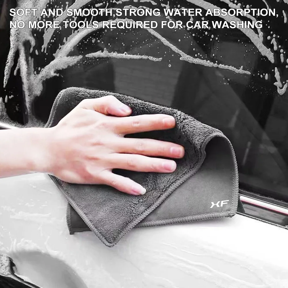 Car Cleaning Towel Cloth Wash Rag Accessories For Jaguar XF X250 X351 X260 F-pace XJ XE I-pace Epace JS-Racing XK SV R S Type view 2