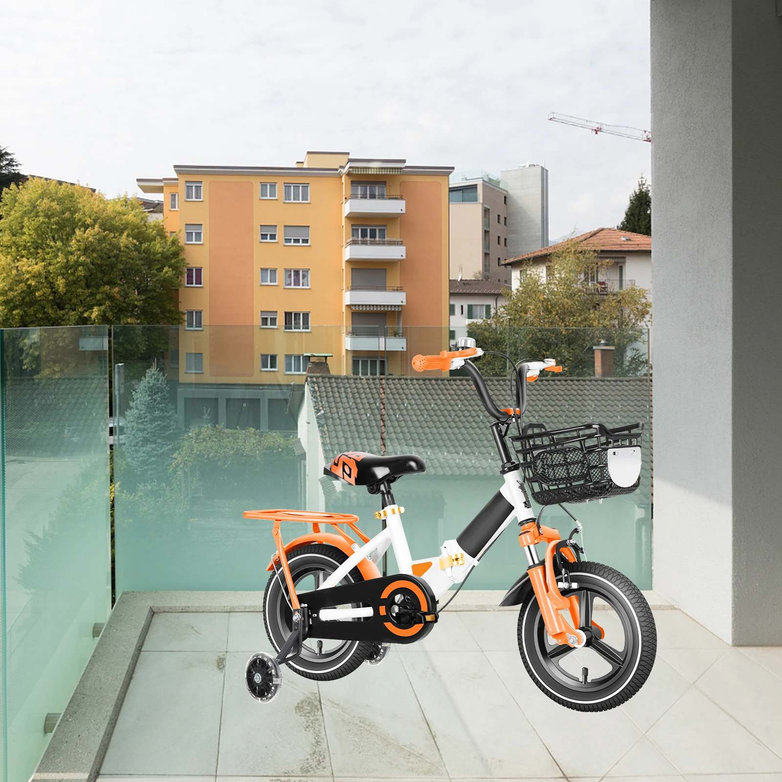 

1 пара тренировочных колес для детей, вспомогательные колеса для велосипеда, стабилизатор заднего колеса, противоскользящий регулируемый детский велосипед, поддержка езды