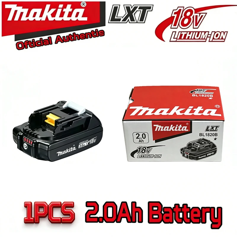 

2026 Authentic Makita 2000mAh battery,2.0Ah hot selling 18v tools battery, replaceable DHR202 DJV182 DDF487 DTW700 DGA404 DTD173