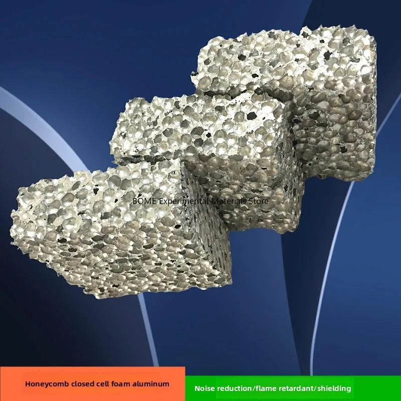 

Лазерная резка сотовой пенопласта с закрытыми ячейками, алюминий толщиной 10-200 мм, цветная звукопоглощающая пористая металлическая вспененная алюминиевая пластина