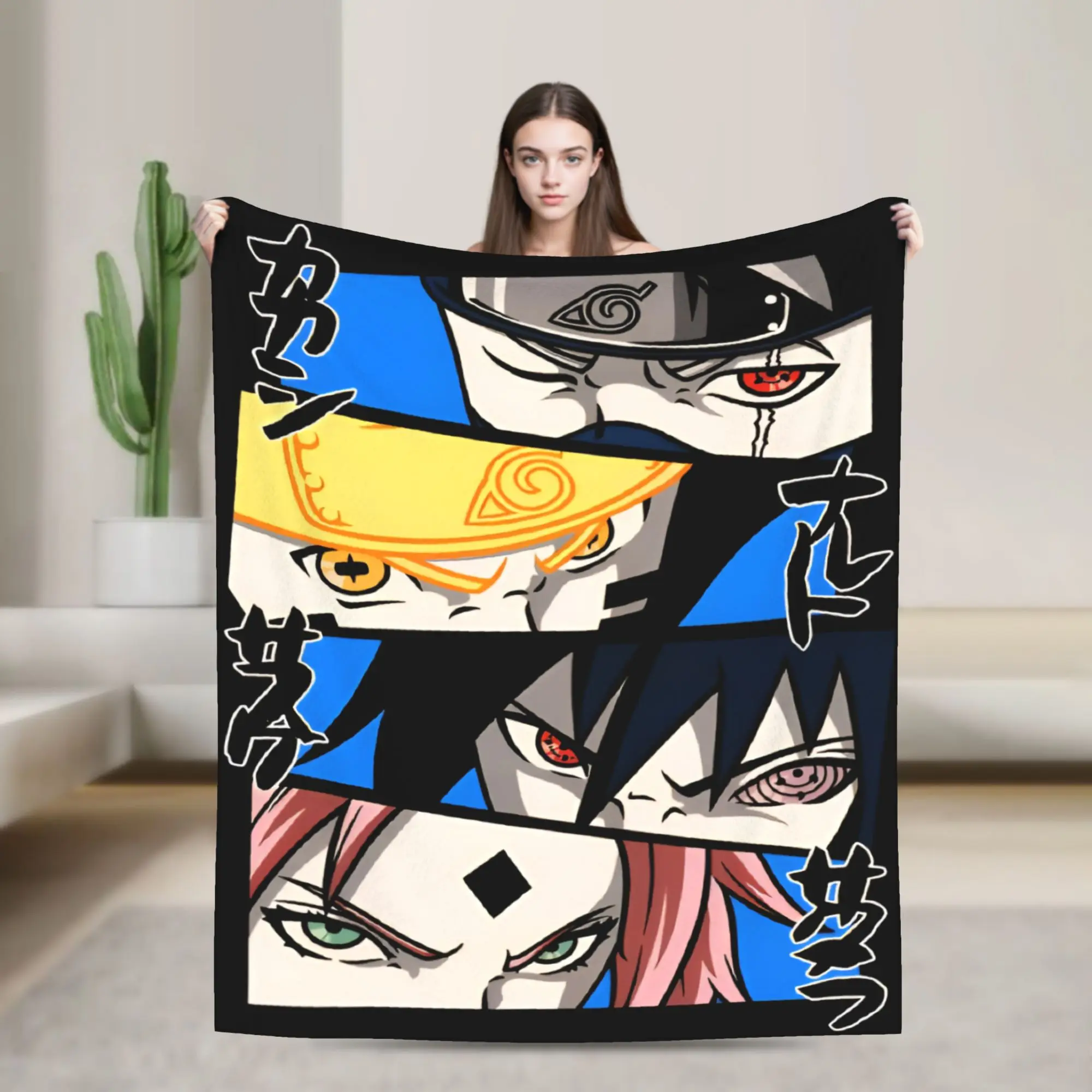 Custom Uzumaki N-Narutoes Comic Blanket 3D Print Soft Flannel Fleece Warm Japan  Throw Blankets for Travel Bedroom Couch Quilt
