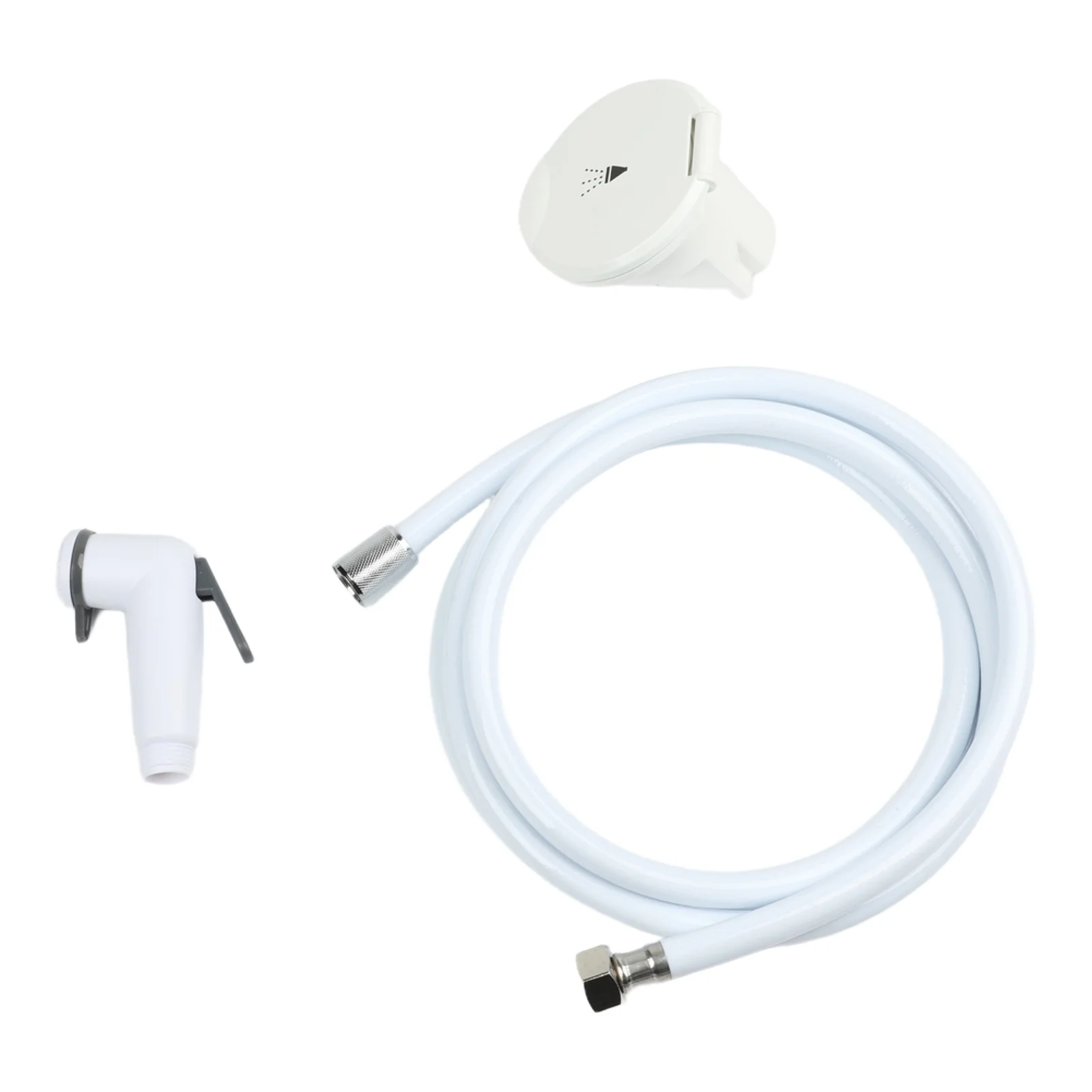 Handheld Rinse Set Marine Shower Kit Post-swim Rinse White ABS Construction PVC 5-layer Hose Kink-resistant Hose
