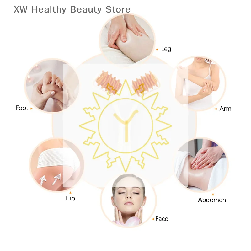 

Массажер для лица, роликовый Y-образный формирователь тела, массажный против морщин, подтяжка лица, для похудения, рук, ног, шеи, релаксация, уход за кожей, инструмент для красоты