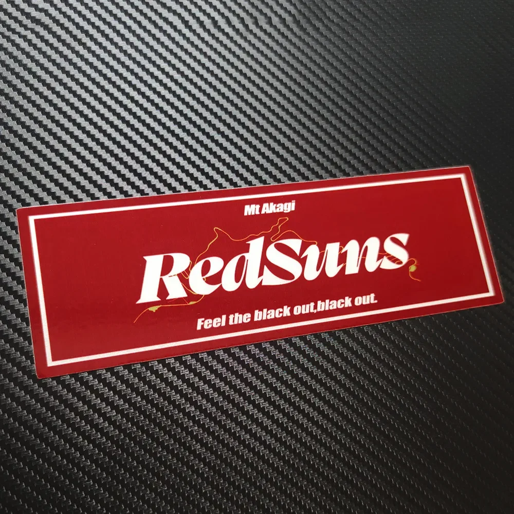 

Car Styling Sticker for Mt Akagi Redsuns Feel The Black Out Applique Waterproof Auto Decoration Motorcycle Decals