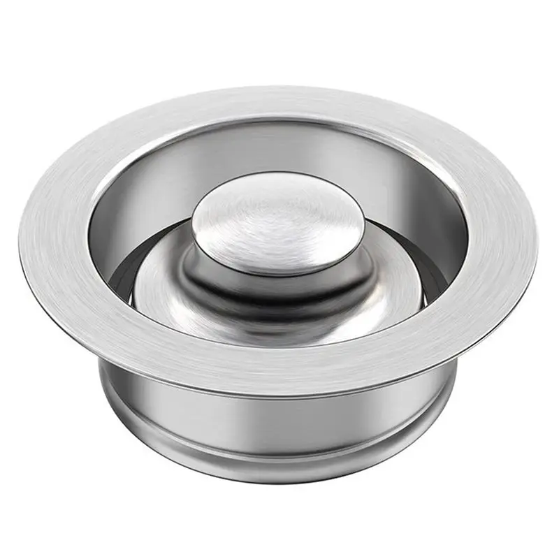 Stainless Steel Sink Flange And Stopper - Universal Drain Fit For Garbage Disposal Replacement Accessories