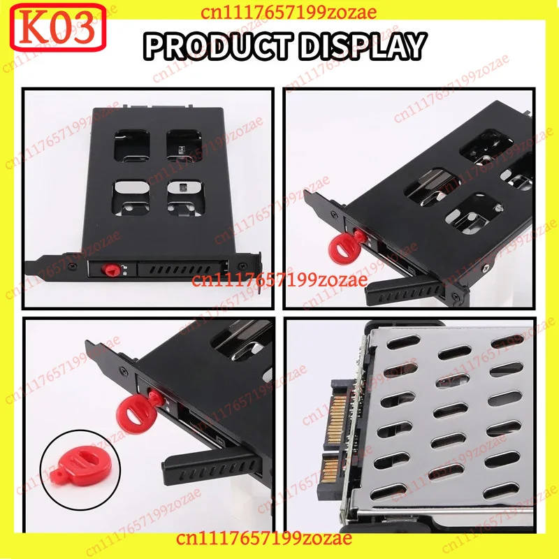 LK k3 for Oimaster 2.5-Inch SATA SSD/HDD PCI Hot Swap Rack, Internal Mobile Hard Drive Enclosure
