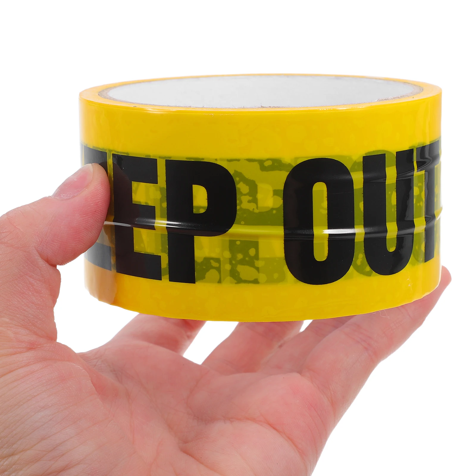 

Yellow Safety Stripes Tape Industrial Adhesive Warning Tape For Road Works Construction Zones Barrier
