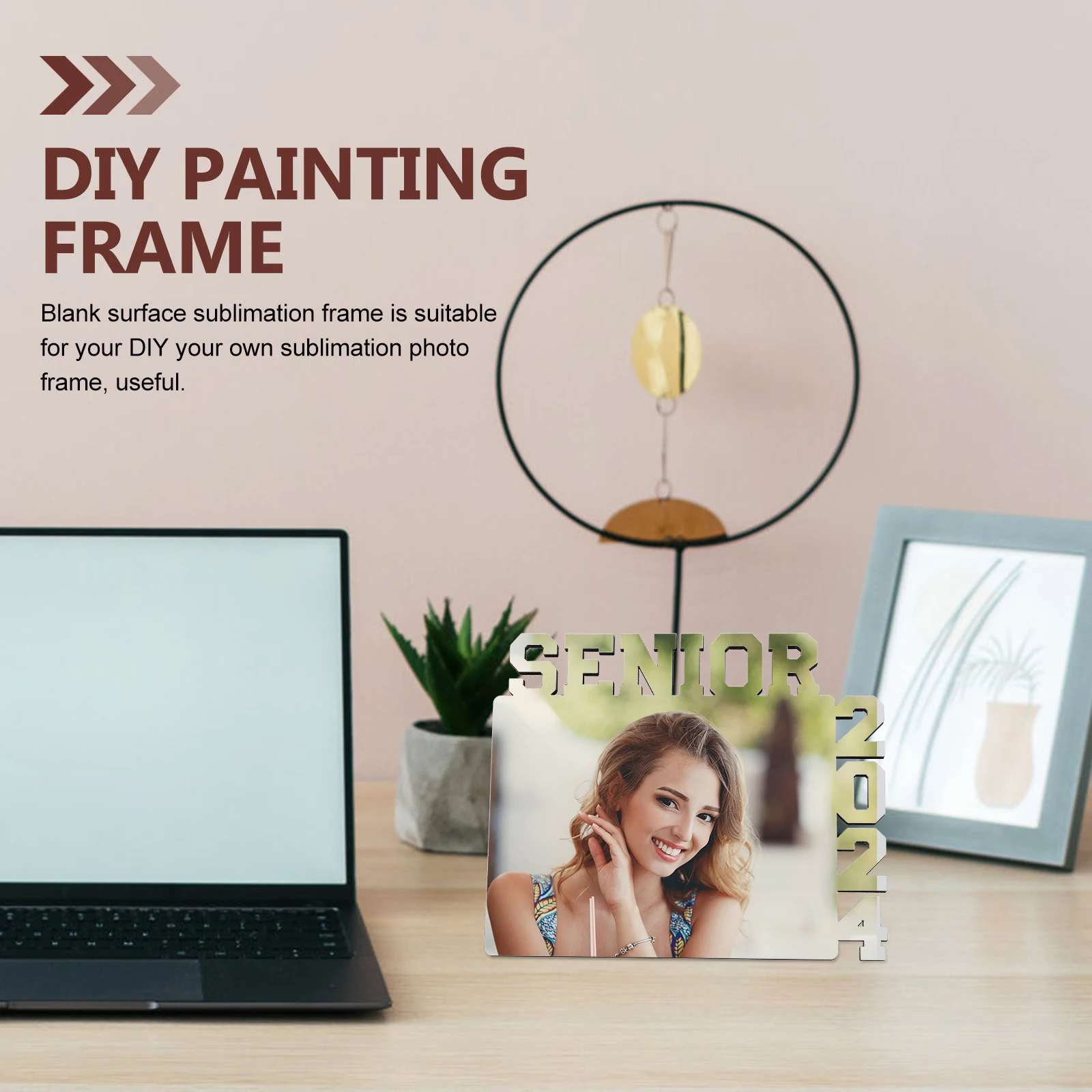 

Thermal Transfer Desktop Panels Sublimation Graduation Photo Frame Blank Engraved Decorative Diy Gift Home Table Ornament