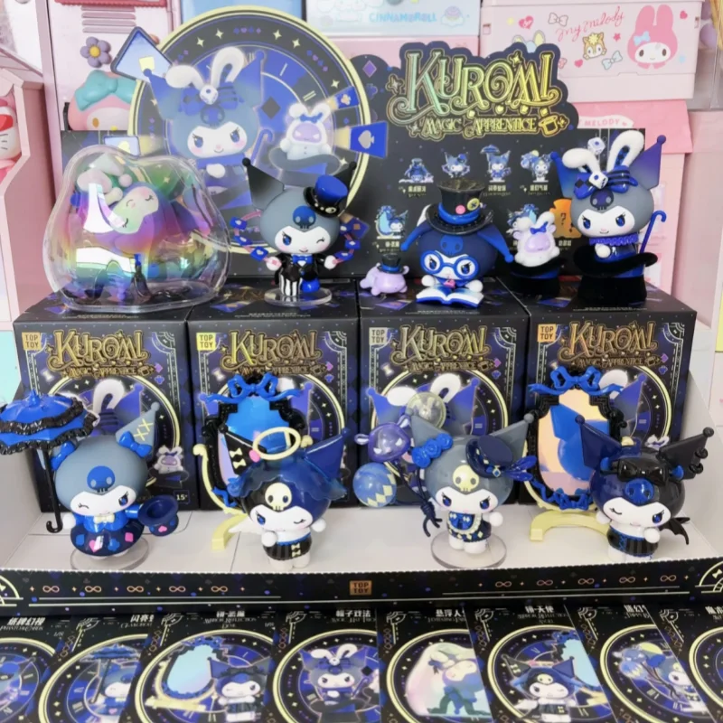 

New Original Sanrio Kuromi Magic Student Series Blind Box Kawaii Mystery Box Trendy Toy Handmade Accessories Birthday Gifts