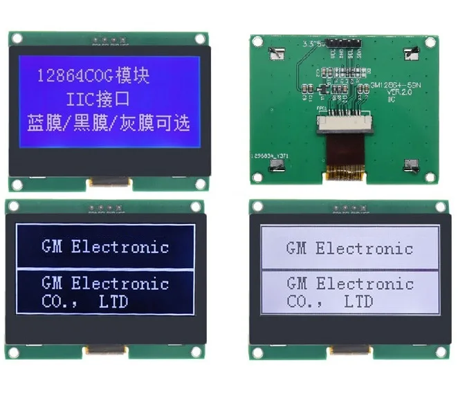 12864 moduł IIC 4P LCD 128X64 I2C ST7567S COG wyświetlacz graficzny plansza LCM Panel 128x64 ekran matrycy punktowej dla Arduino