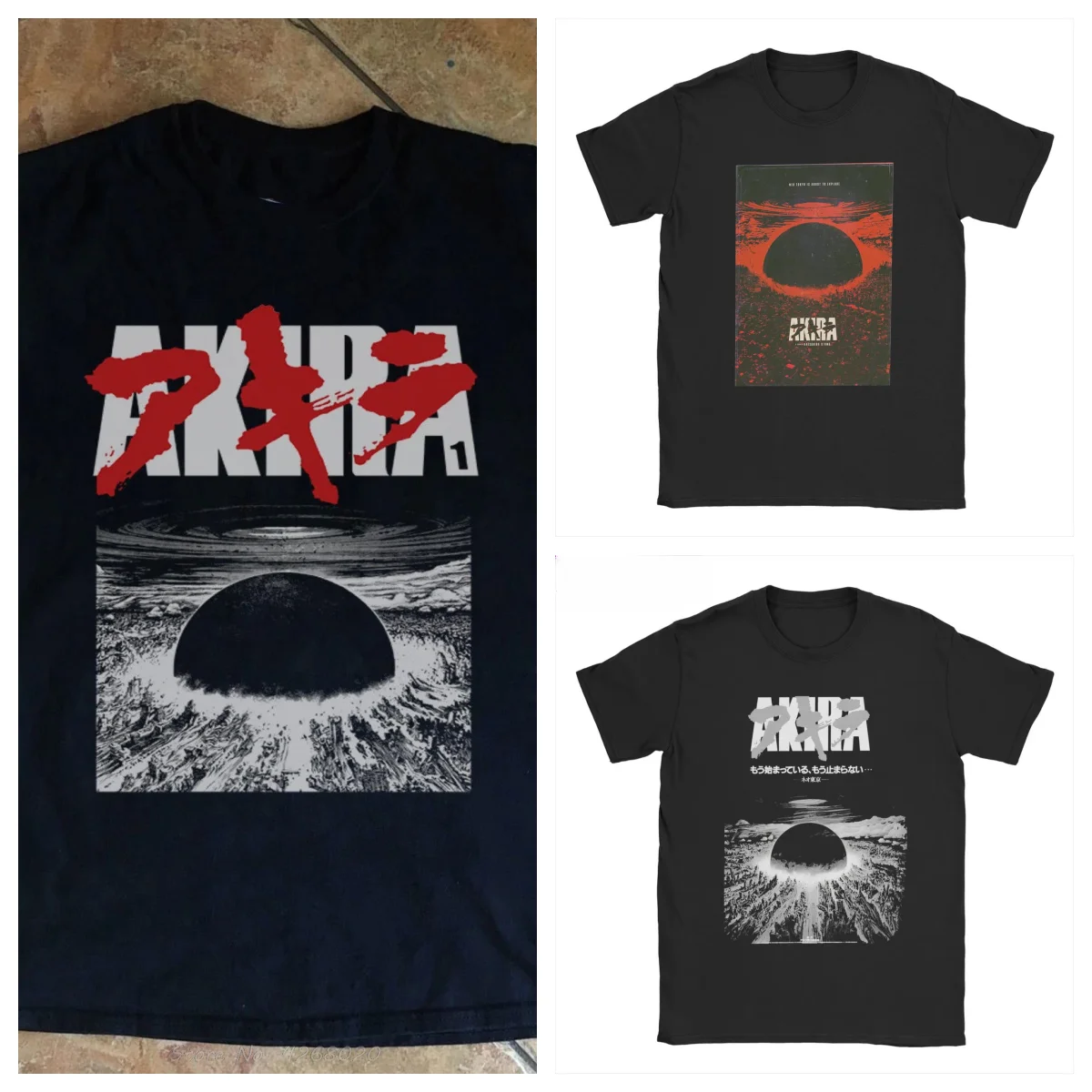 Vintage Streetwear Japonais Jeu Noir Hommes Imprimer T-shirt Pur Coton Hommes Et Femmes