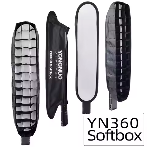Yongnuo YN360 Softbox LED Fill Light Soft Box Rectangle Honeycomb Grid Softbox for YN360 YN360S YN360III YN360III Pro