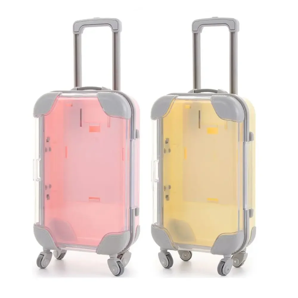 GUEB-01 Mini Trolley Suitcase for Clothes Storage Cute Small Plastic  Box