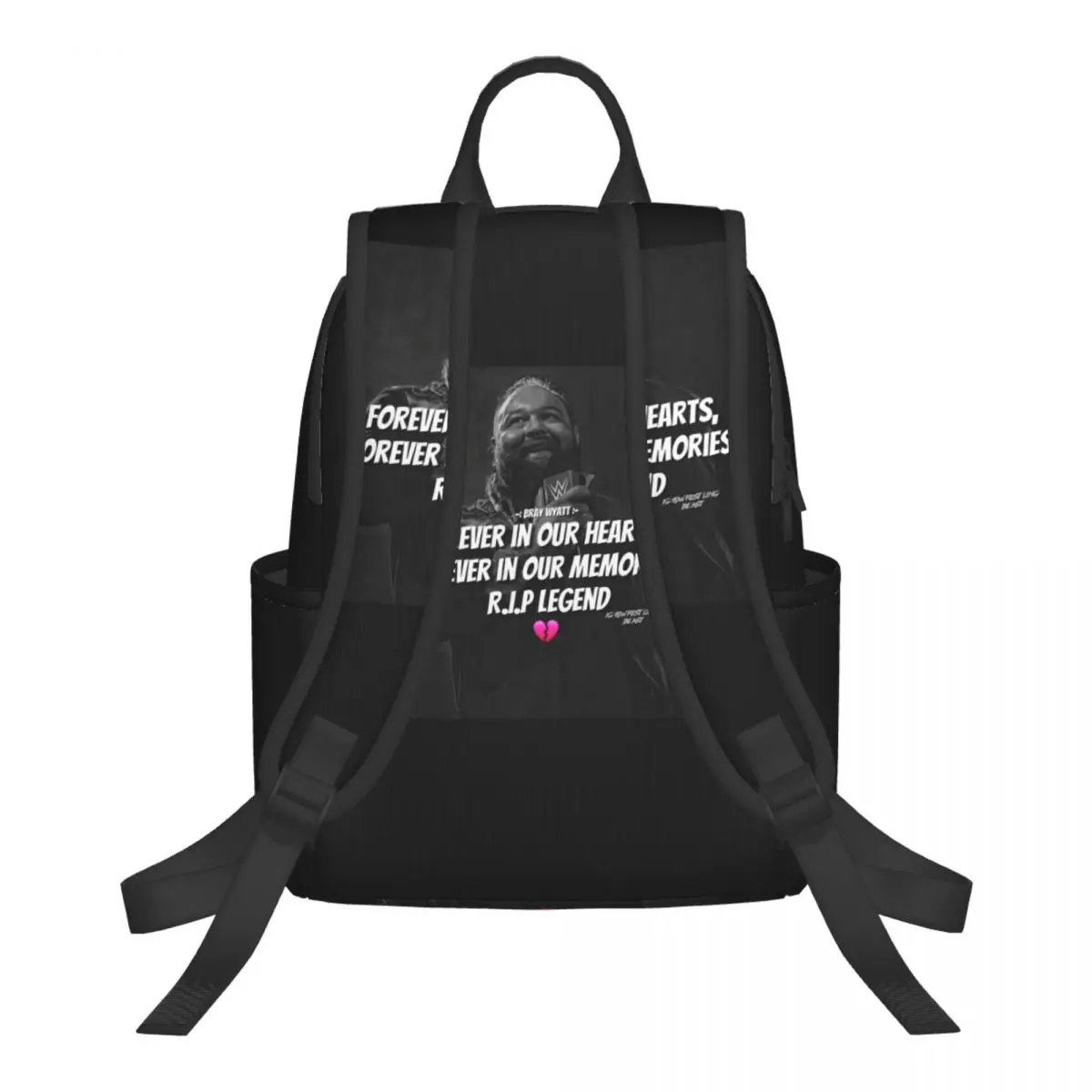 Bray Wyatt Vintage The Fiend Comics (1) Student Backpack School Bag Hiking Travel Daypack for Boys Girls Bookbag Shoulder Bags