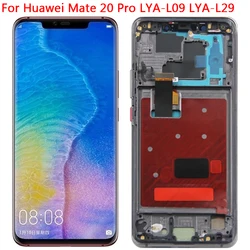 Pantalla táctil LCD para Huawei Mate 20 Pro, repuesto de pantalla OLED con marco de 6,39 pulgadas, LYA-L09 Pro LYA-L29