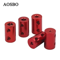 Aluminum Alloy Coupling D12 L20 Red Rigid Top Line Coupling 2/3/3.17/4/5/6mm CNC Claw Shaft Stepper Motor Connection Shaft