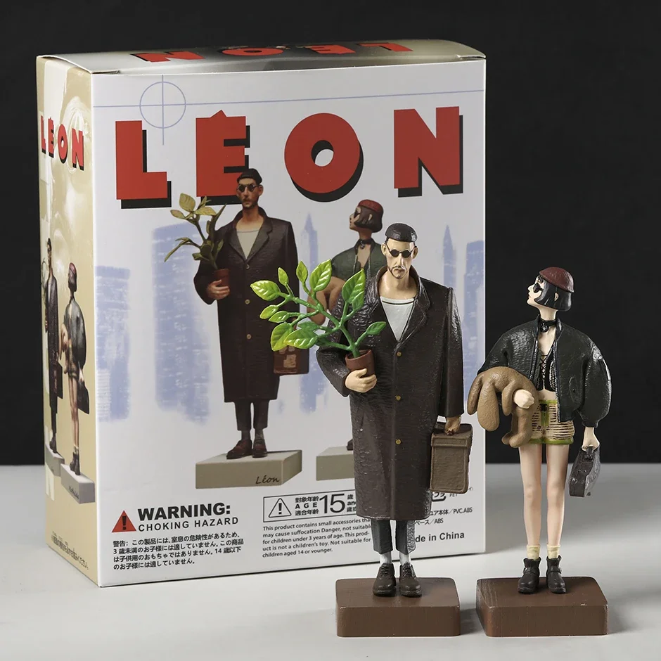 Leon & Mathilda The Professional Figure PVC Model Doll Collectible Ornament Gifts Toy 2-pack