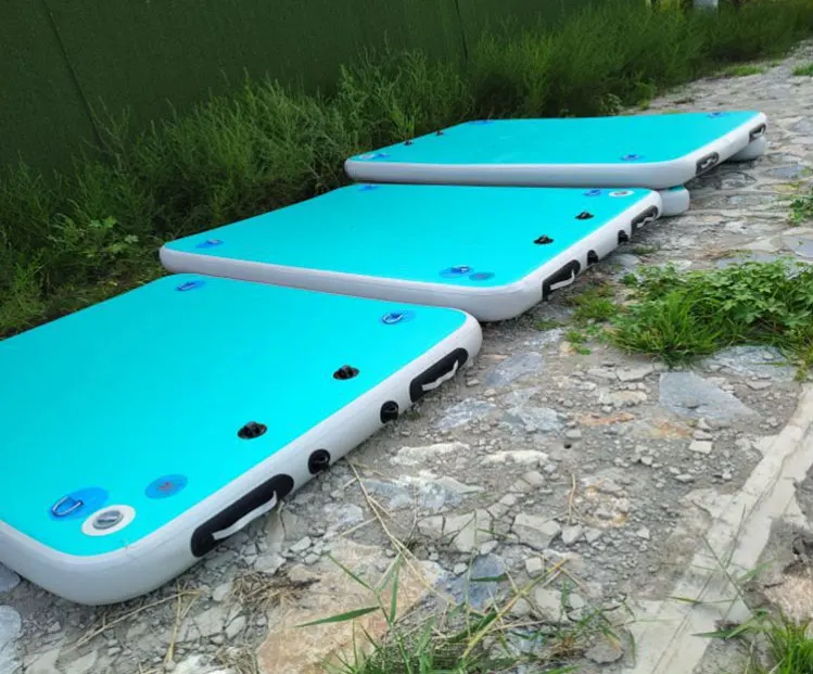 2M Inflatable Boat Leisure Island Swim Raft Platform Collapsible Fishing Dock