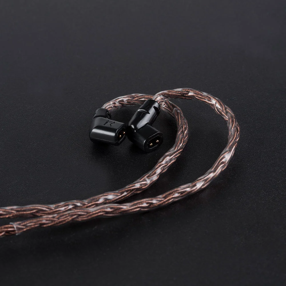 KBEAR 16 Core Reinem Kupfer Kopfhörer Kabel 2PIN/MMCX/QDC Earbuds Connector Verwenden Für KZ EDX ZSN PRO BLON BL-03 KBEAR KS1 Kopfhörer – Detail 21