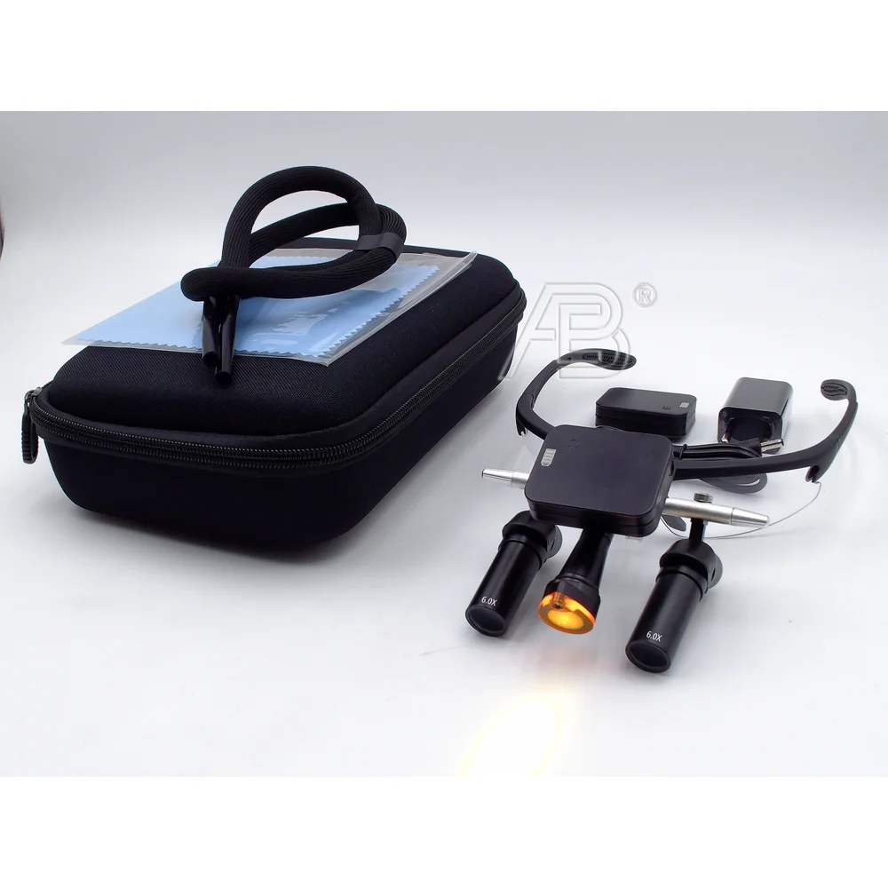 4x/5x/6x Ergo Loupes High-quality Optical Glass Binocular Magnifying With LED Wireless Headlight