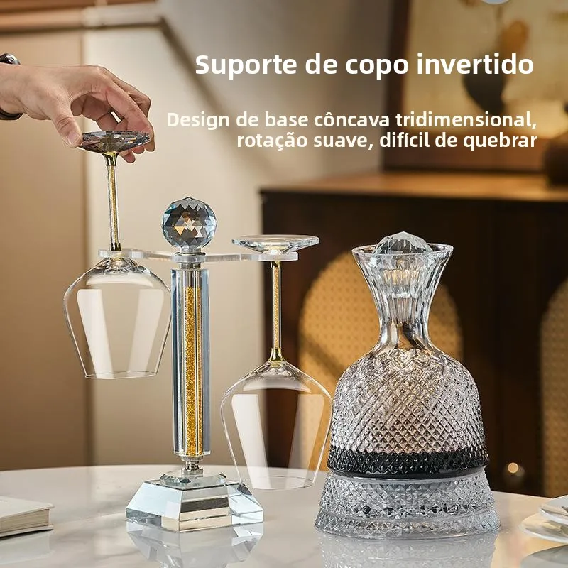 elegant-european-simple-glass-wine-cup-holder-crystal-floor-standing-decomposition-creative-hanging-decoration-display-piece