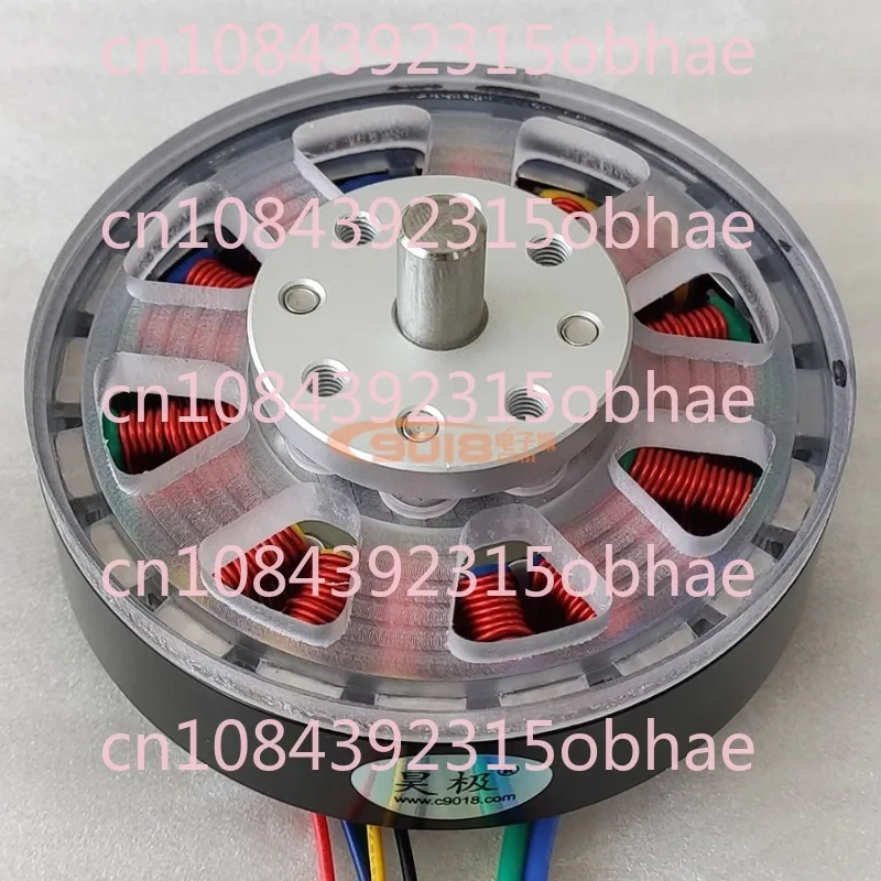 100W Disc Permanent Magnet Three-Phase Brushless DC Motor/Motor 18N20P DC24V Sensory Belt Hall