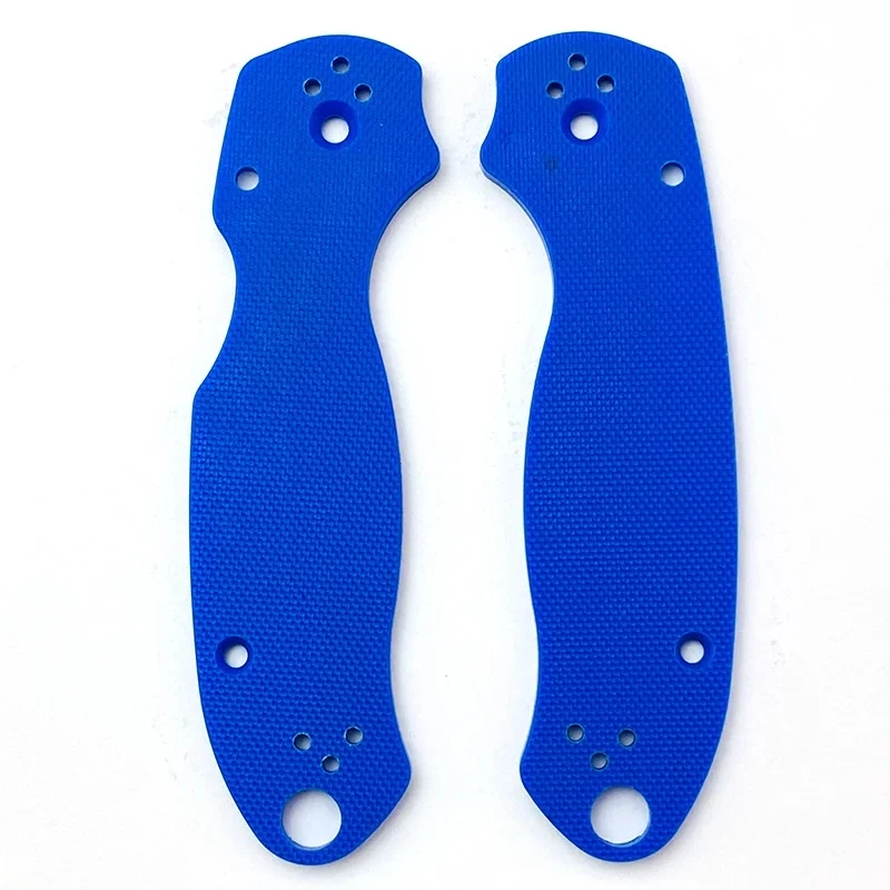 Imagem -03 - Cor Sólida Faca Dobrável Lidar com Remendos de Aperto para Spyderco Para3 C223 Aranha Escalas Antiderrapantes Faça Você Mesmo Acessórios Peças Par G10