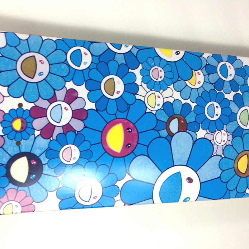 Tm/kk Skateboard Deck moderne Kanada Ahorn. Anhänger Dekoration blaue Farbe sammeln Kunst. Modemarke. Internat ionaler japanischer stil