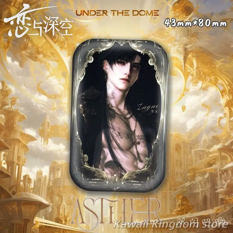 Love and Deepspace Rafayel Zayne Xavier Sylus Caleb Cosplay Button Pin Cute Anime Tinplate Brooch Badge for Backpack Accessories