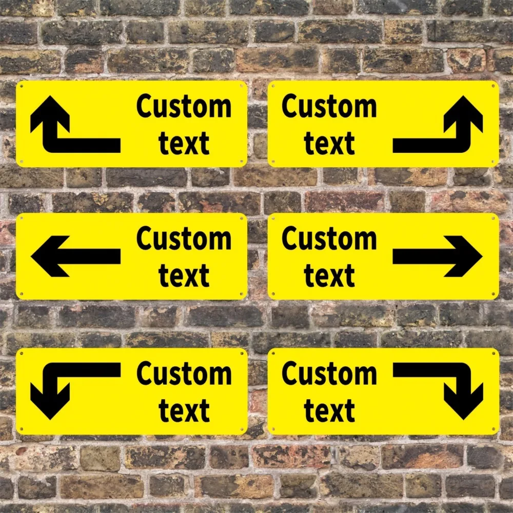Custom Street Sign Aluminum Corner Plaque Personalized Directional Decor For Mall Bar Garden Intersection Ornament Only