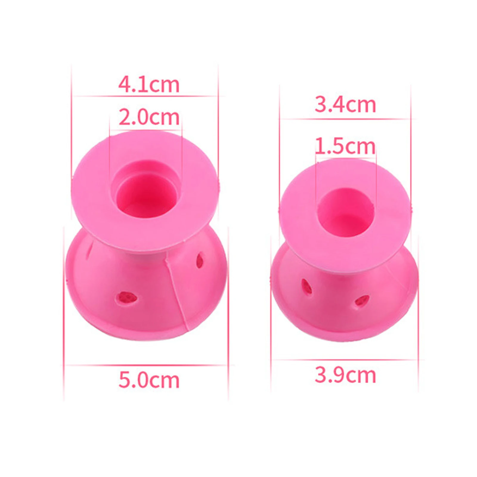 Rouleaux de soin des cheveux en silicone souple, bigoudi magique, pas de chaleur, pas de clip, style de curling, outil de bricolage pour bigoudi, 10 pièces par ensemble