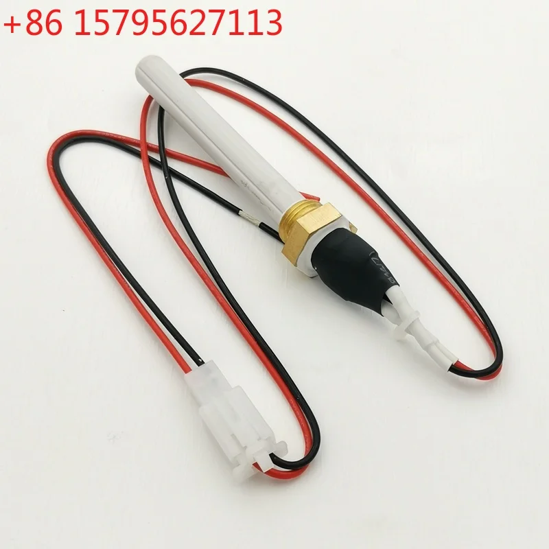 220V 300W Biomass Pellet Fuel Ceramic Igniter 3/8 Inch Thread MCH Ceramic Heater Pellet Stove Spark Plug OD11.5* ID6.5*L110mm
