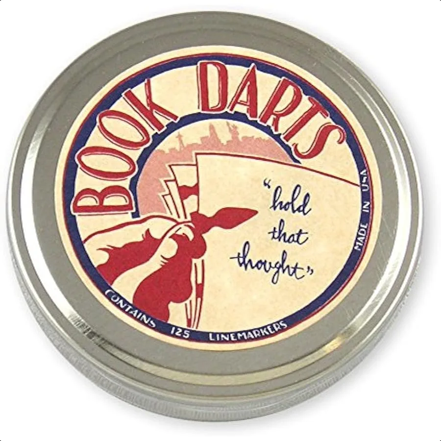 

125 Count Tin Bronze Bookmarks Line Book Markers