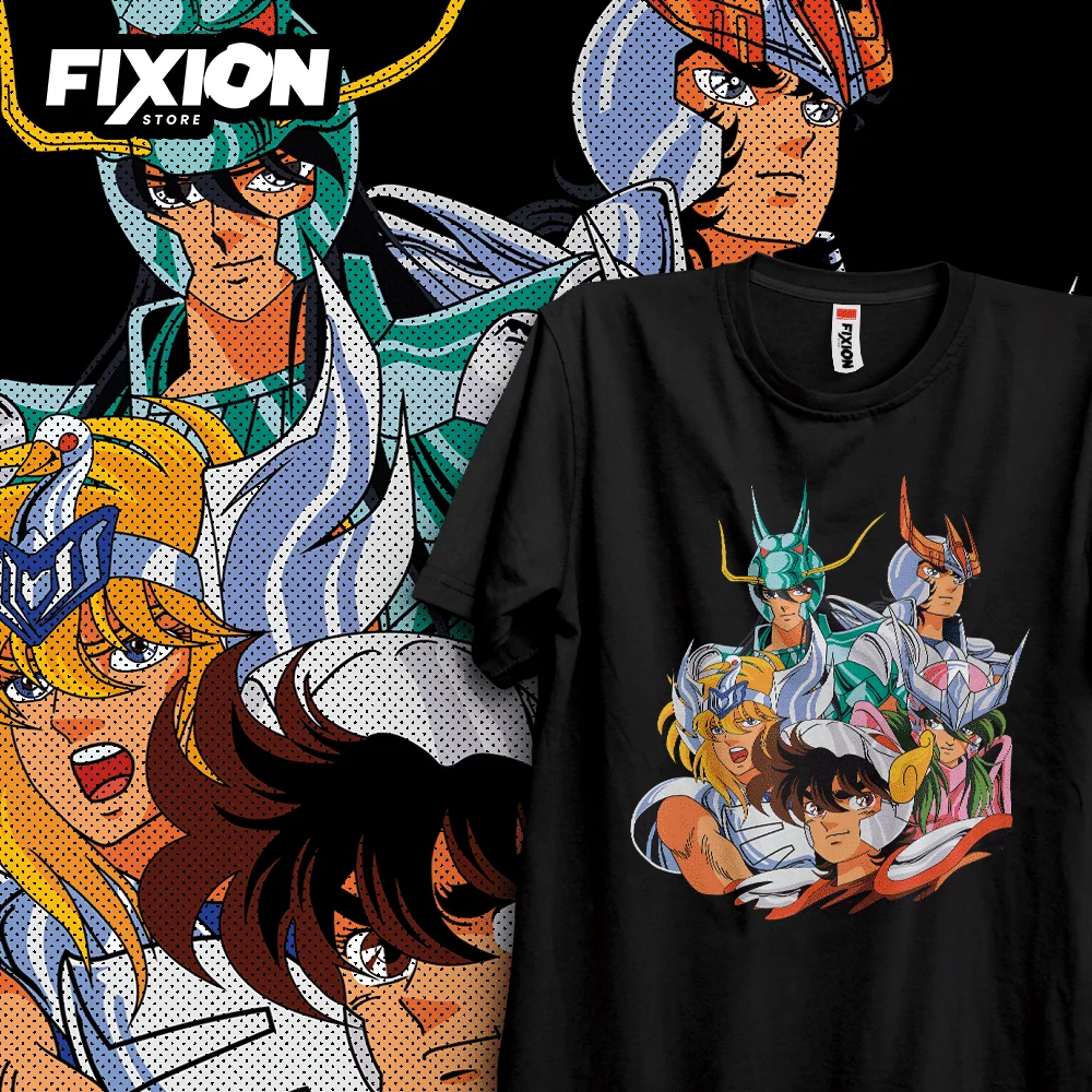 Saint Seiya –  Abril –  4Anime T Shirt Manga Gift For Anime Lover All Size Cotton