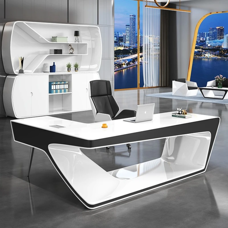 Baked paint president desk boss desk simple modern fashion manager desk