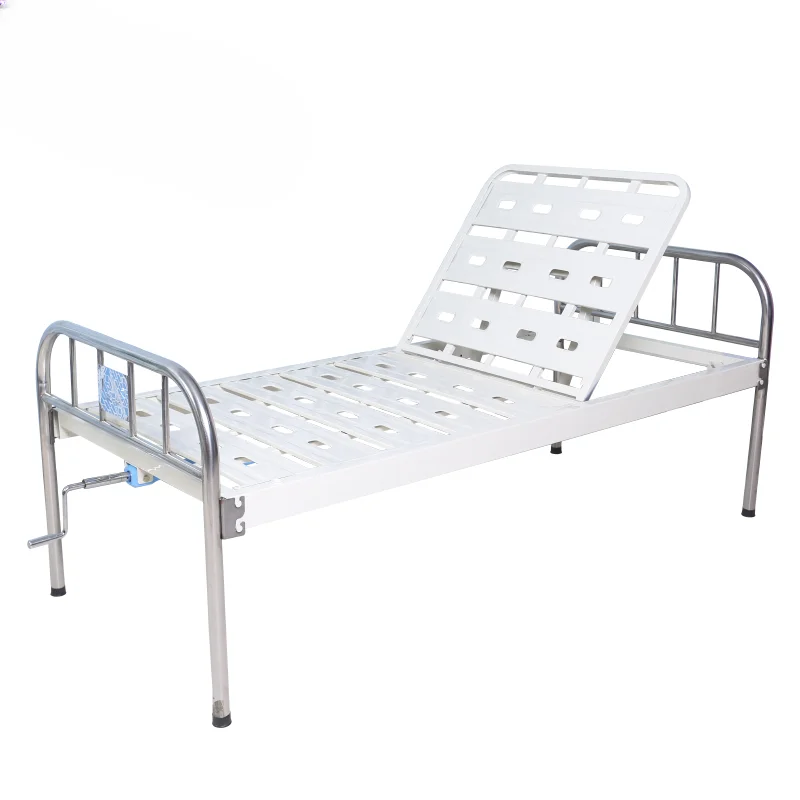 Hot sale manual nursing bed cheapest manual hospital beds crank manual hospital bed