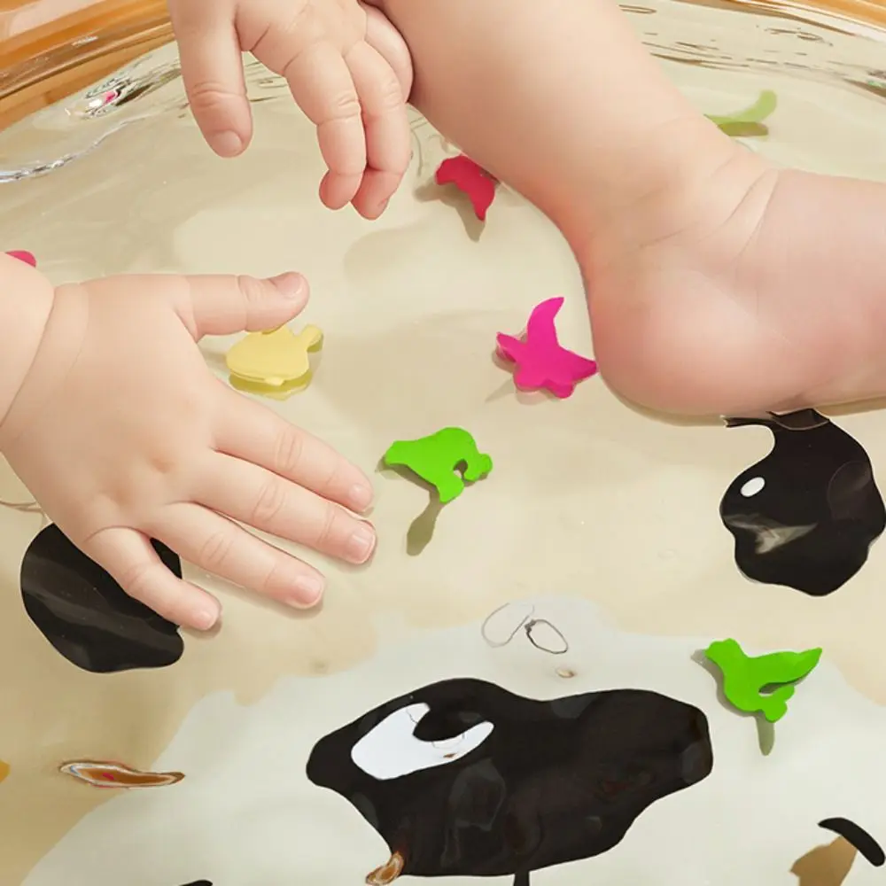 PVC Inflatable Patting Pad Cartoon Rabbit Baby Water Mat Bear Lightweight Children's Inflatable Pat Seaside