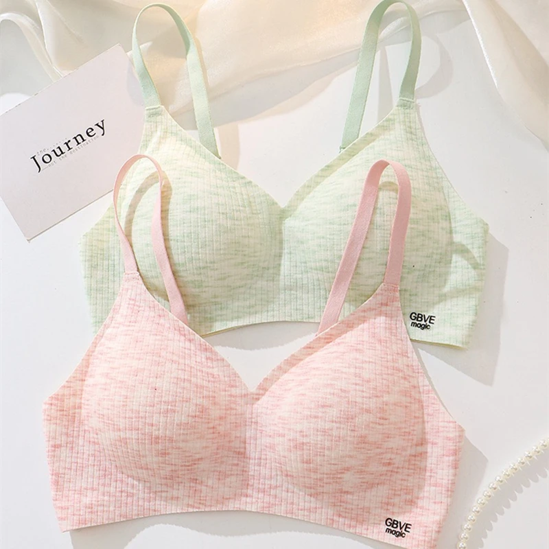 Korejská podprsenka bez kostic, super push-up, pro malá prsa, široký design, vhodné pro studentky, dámské spodní prádlo - náhled 6