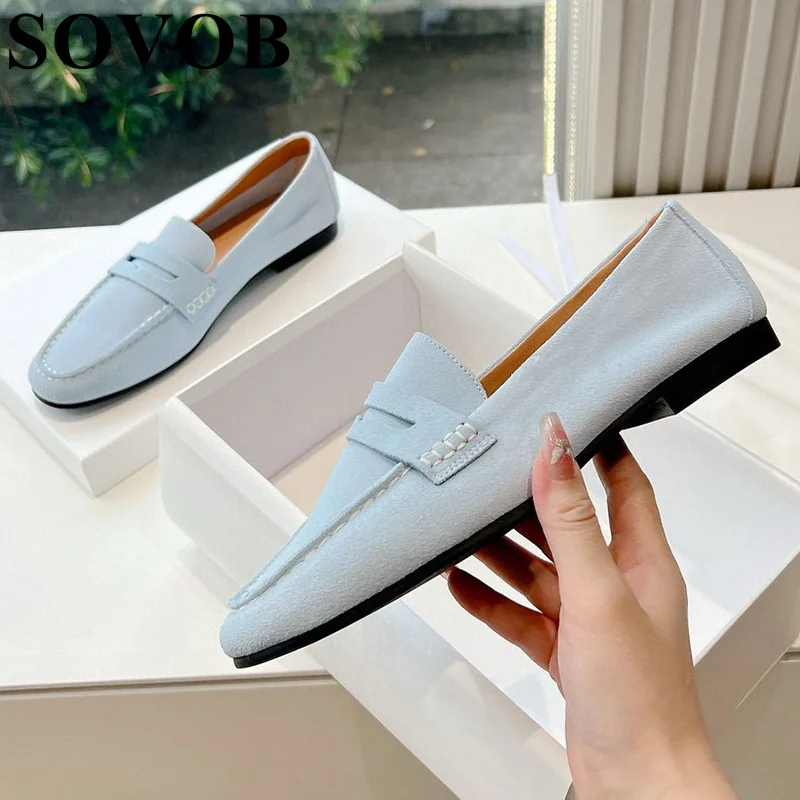 

Women's Retro Versatile Loafers Round Toe Shallow Mouth Flat Shoes Spring Autumn Casual Walking Shoes Office shoes Driving Shoes