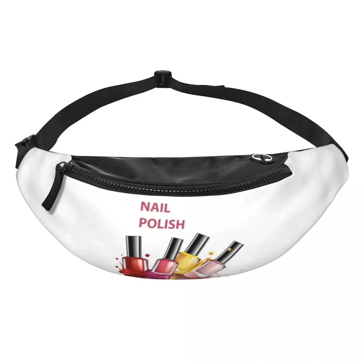 Esmalte colorido Splatter Fanny Pack para mulheres e homens, bolsa de cintura crossbody, bolsa de dinheiro, legal, manicure, manicure, manicure, viagem, telefone