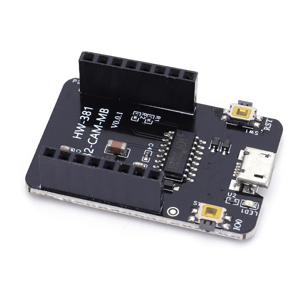 บอร์ดอะแดปเตอร์โปรแกรมมิ่ง ESP32-CAM-MB รองรับ WIFI+บลูทูธ พร้อมโมดูลดาวน์โหลด TTL ใช้ไฟ 4.7V-5.3V สำหรับโมดูล ESP32-CAM