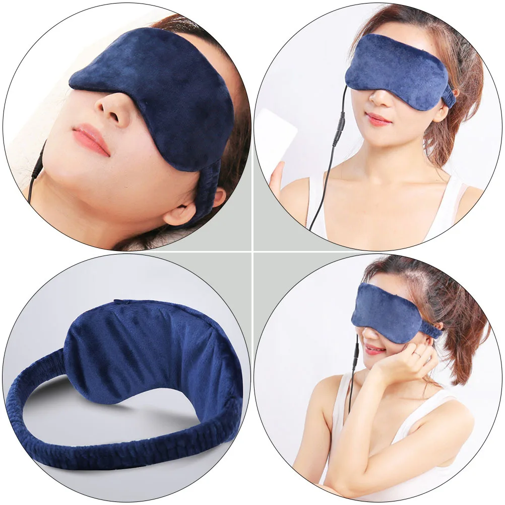 

1Set Electric Heated Eye Mask USB Rechargeable Temperature Adjustable for Eye Fatigue Relief Dark Circle Reduction Blood