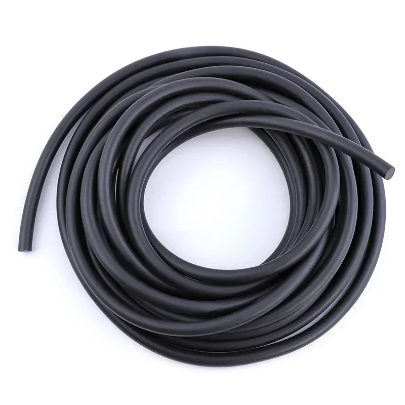 1/2/5/10M NBR Karet Penyegelan Strip Tahan Minyak Hitam Solid Karet Nitril Strip Gasket Diameter 1.5/2/2.5/3/4/5/6/7/8/9/10Mm