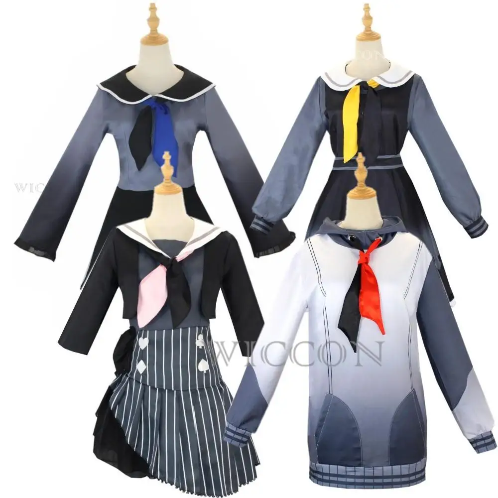 Uniformes de cosplay de scène pour filles, cordon de nuit 25-ji, jeu PJSK Yoisaki Oke Aade Asahina Mafuyu Kendonome Ena Akiyama Mizuki