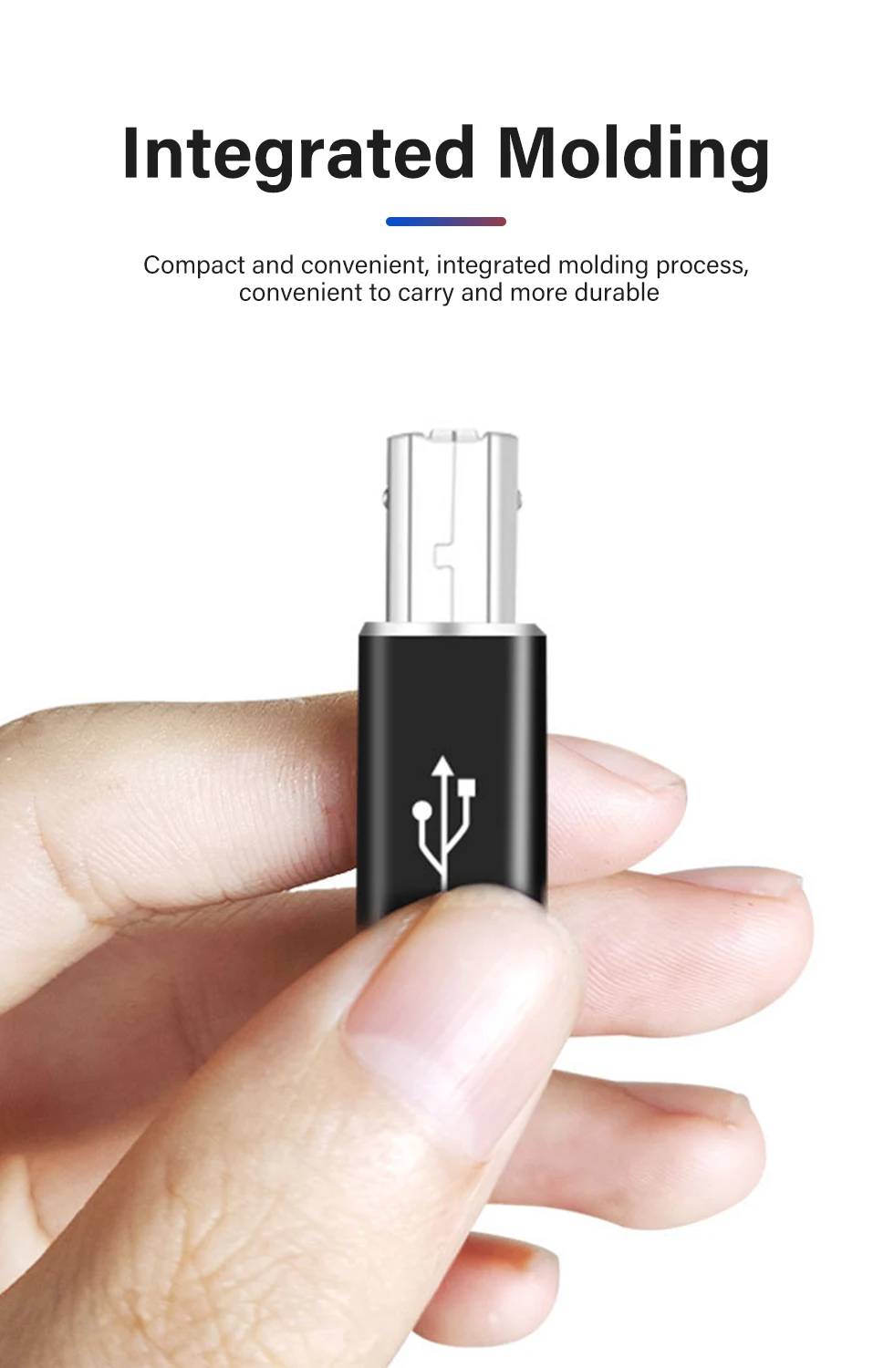 NNBILI USB Type C Female to USB B Male Adapter for Scanner Printer Converter Data Transfer Adapter for MIDI Controller Keyboard
