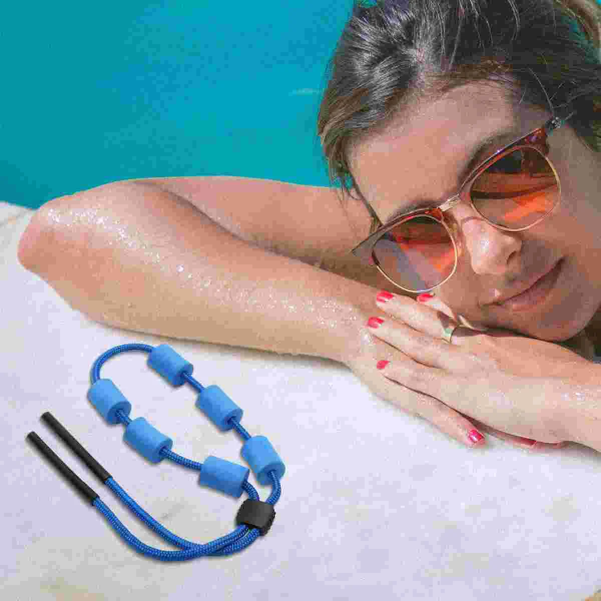 Плавающие очки, ремешок для плавания, подвесная веревка, фиксированные принадлежности, масштабируемый аксессуар, спортивные аксессуары