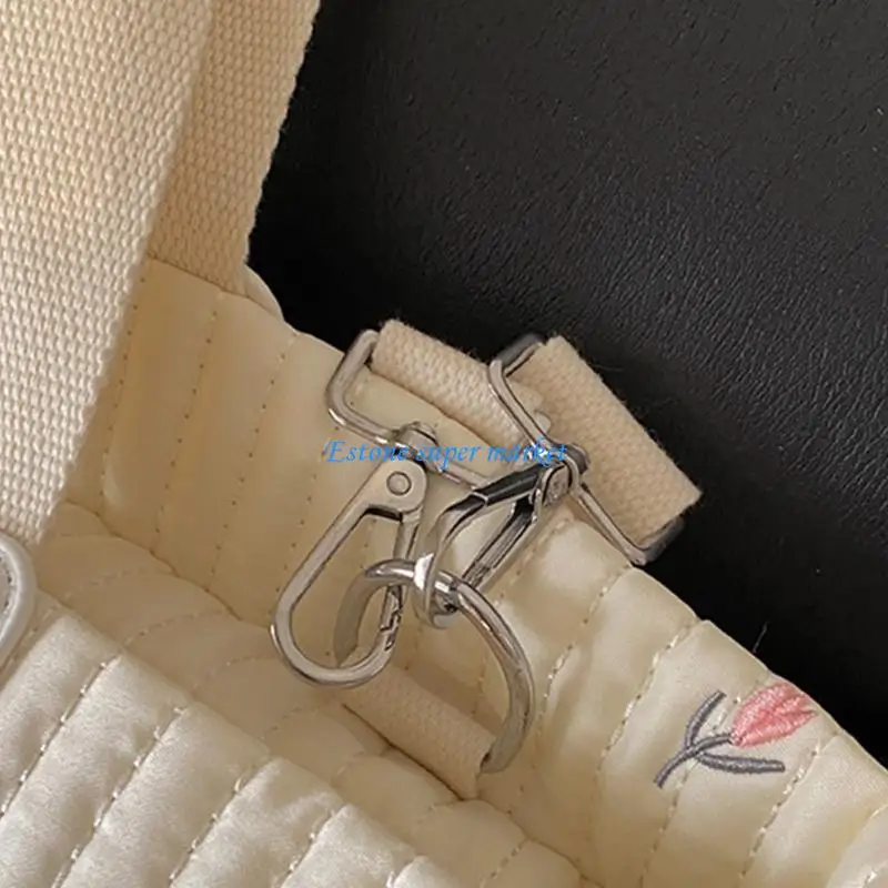 090B Functional Mom Bag Travel Nappy Case Strollers Hanging Bag for Daily Use