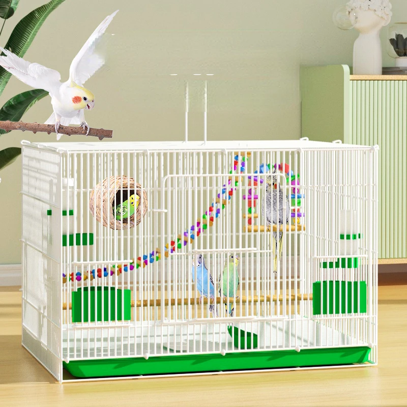 Birdcage parrot cage large pigeon cage home cage encyclopedia encrypted rutin chicken duck cage