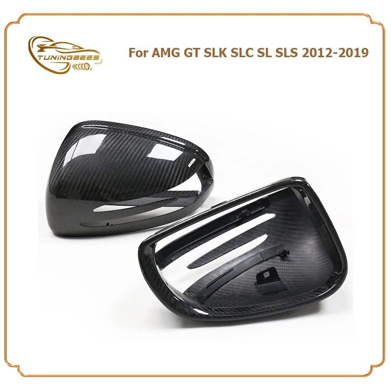 For Mercedes For Benz For AMG GT SL SLC SLK SLS R172 R231 12 13 14 15 16 17 Full Carbon Fiber Side Door Rearview Mirror Cover